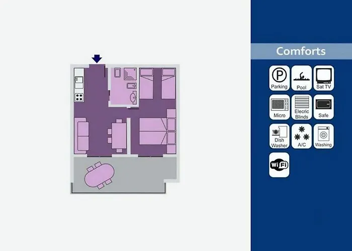 Apartman Poolside Serenity-beahost *